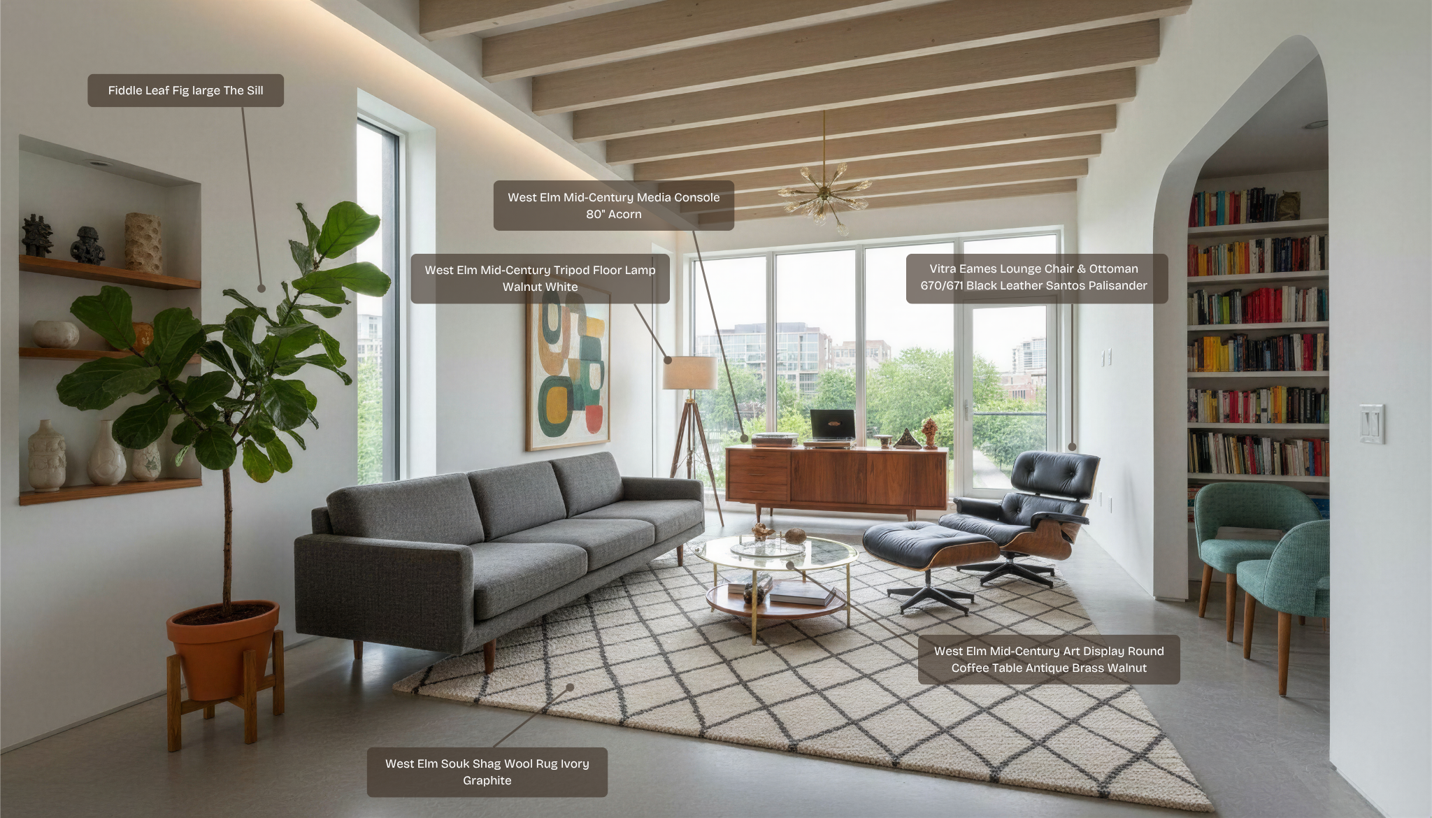 Interior decoration day version